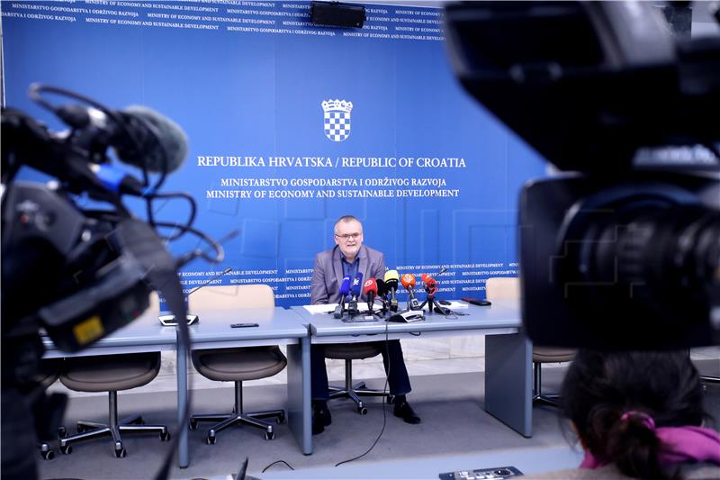 Konferencija za medije u Ministarstvu gospodarstva i održivog razvoja