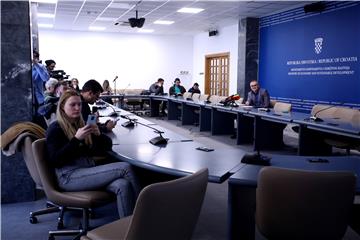 Konferencija za medije u Ministarstvu gospodarstva i održivog razvoja