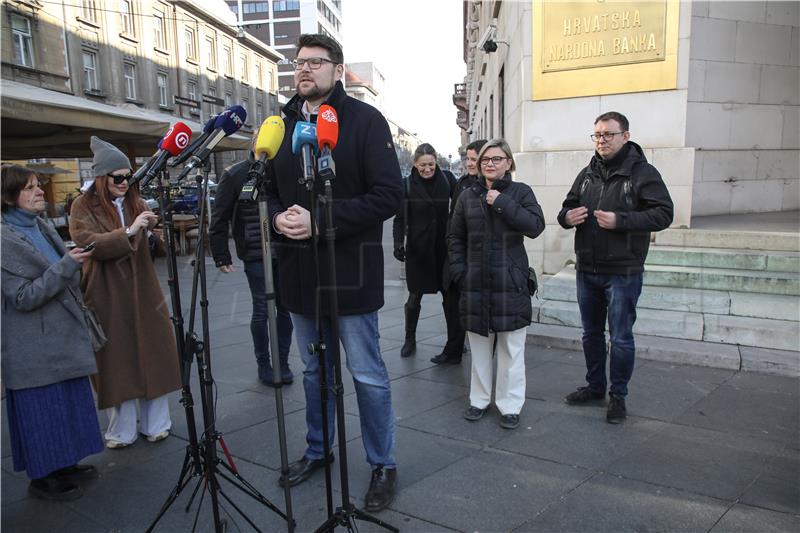 Konferencija za medije SDP-a i Zeleno lijevog bloka