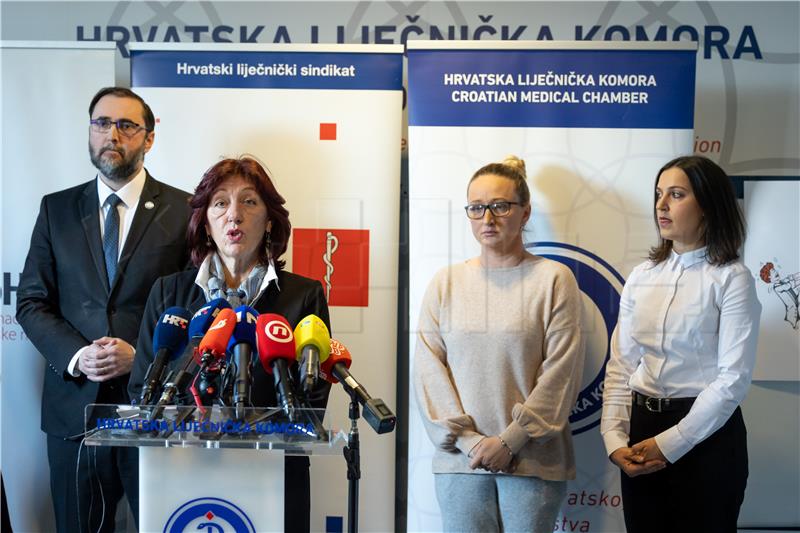 Konferencija za medije u Hrvatskoj liječničkoj komori