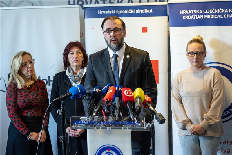 Konferencija za medije u Hrvatskoj liječničkoj komori