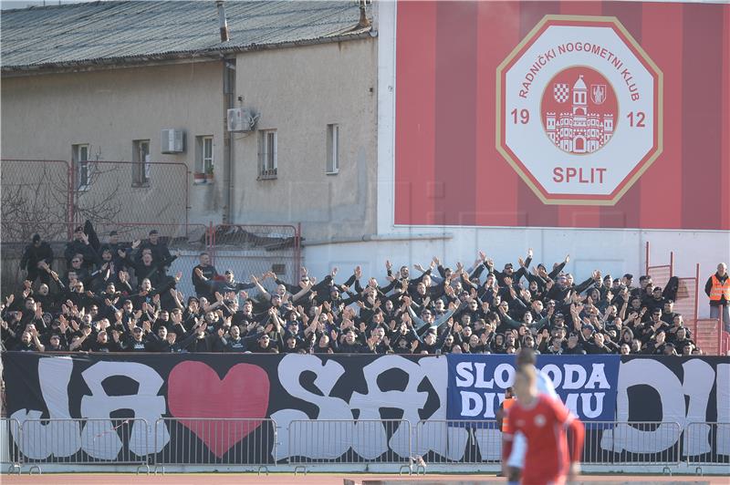 Utakmica osmine finala Hrvatskog kupa RNK Split - Dinamo