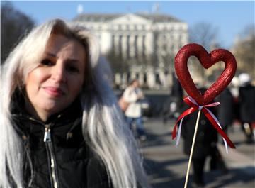 Valentinovo na ulicama Zagreba