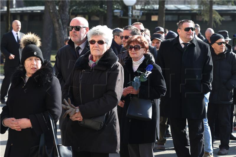 Sprovod Miroslava Ćire Blaževića na Mirogoju