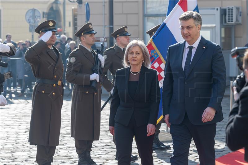 Plenković primio presjedateljicu Vijeća ministara BiH