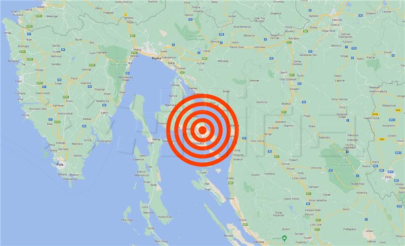 Seizmološka služba: Krk pogodio potres magnitude 4.8