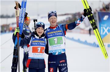 SP biatlon - Norveška štafeta najbolja, Boe osvojio peto zlato