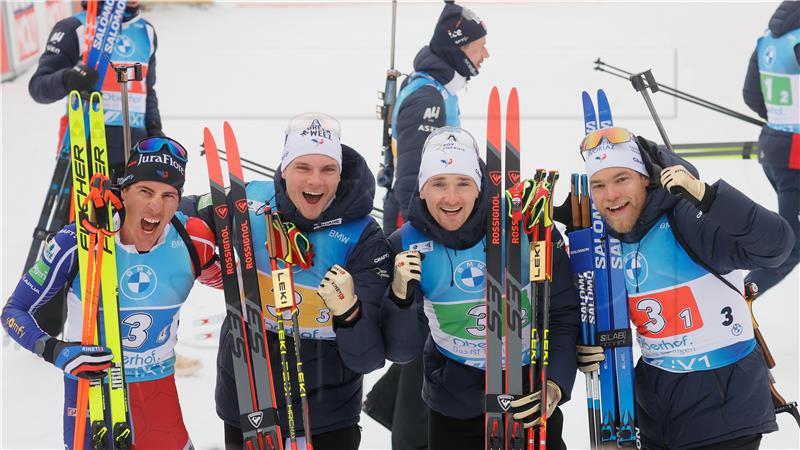 SP - biatlon: Francuzi nadmašili Norvežane u štafeti