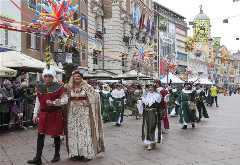 Rijeka Carnival's international parade sees thousands of masked participants