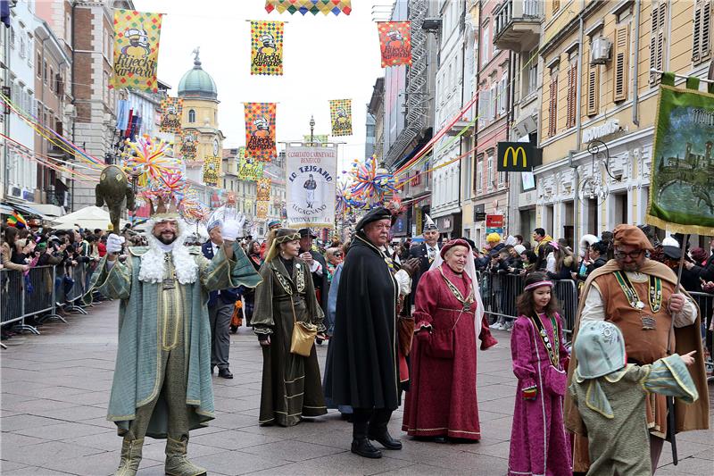 Rijeka: Završna karnevalska povorka 40. Riječkog karnevala