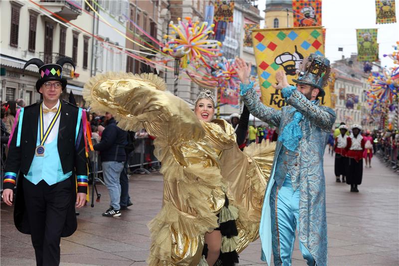 Rijeka: Završna karnevalska povorka 40. Riječkog karnevala