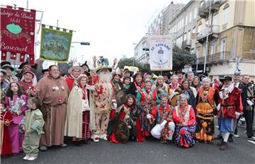 Rijeka: Završna karnevalska povorka 40. Riječkog karnevala