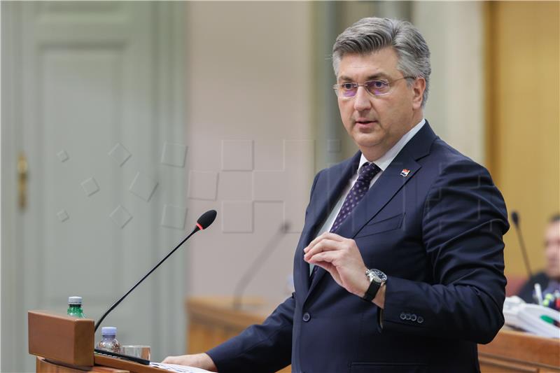 Plenković says is proud of government's results