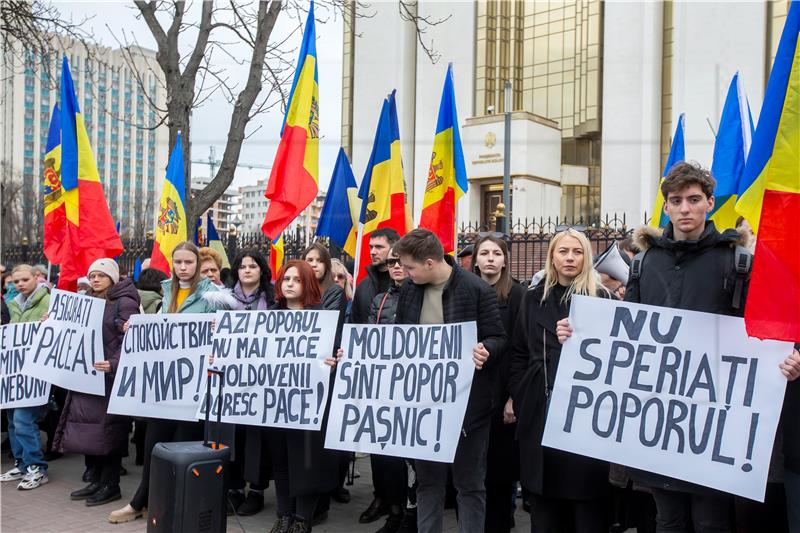 MOLDOVA SOCIALISTS PROTEST