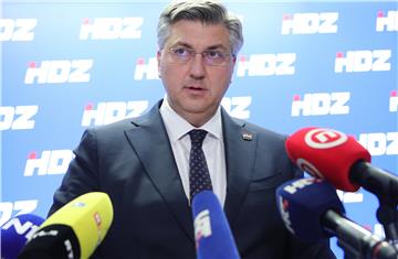 Izjava Andreja Plenkovića nakon sjednice šireg Predsjedništva HDZ-a