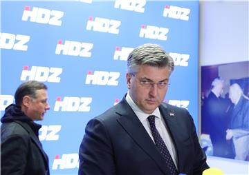 Izjava Andreja Plenkovića nakon sjednice šireg Predsjedništva HDZ-a