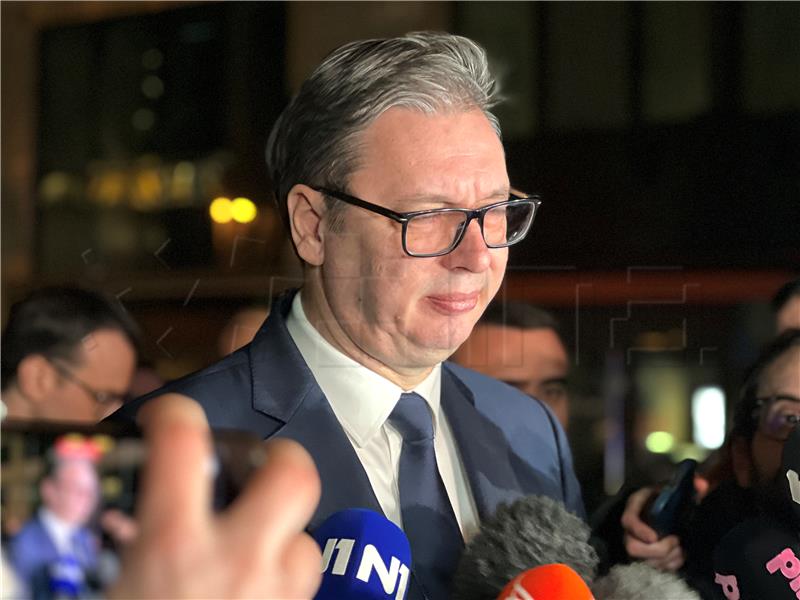 Vučić i Kurti nakon sastanka u Bruxellesu