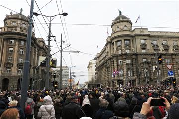 Beograd: Prosvjed podrške tužiteljicama smijenjenim sa slučaja korupcije u EPS-u