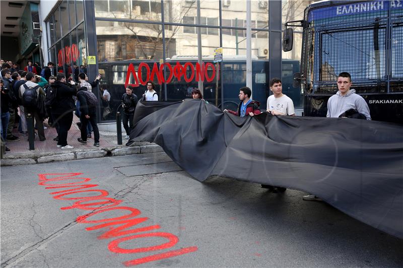 GREECE TRAIN CRASH PROTEST