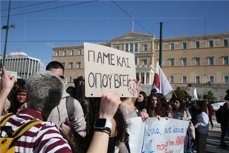 GREECE TRAIN CRASH PROTEST