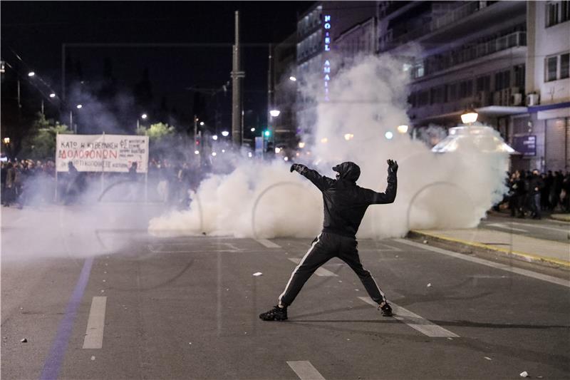 GREECE TRAIN CRASH PROTEST