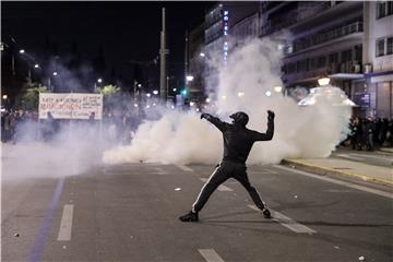 GREECE TRAIN CRASH PROTEST