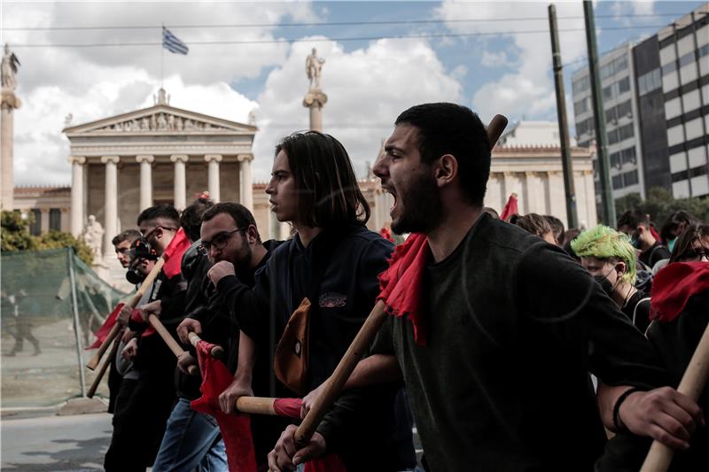 GREECE TRAIN CRASH PROTEST