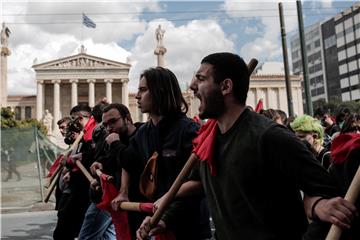 GREECE TRAIN CRASH PROTEST