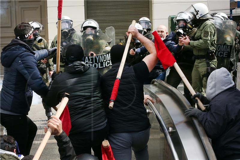 GREECE TRAIN CRASH PROTEST