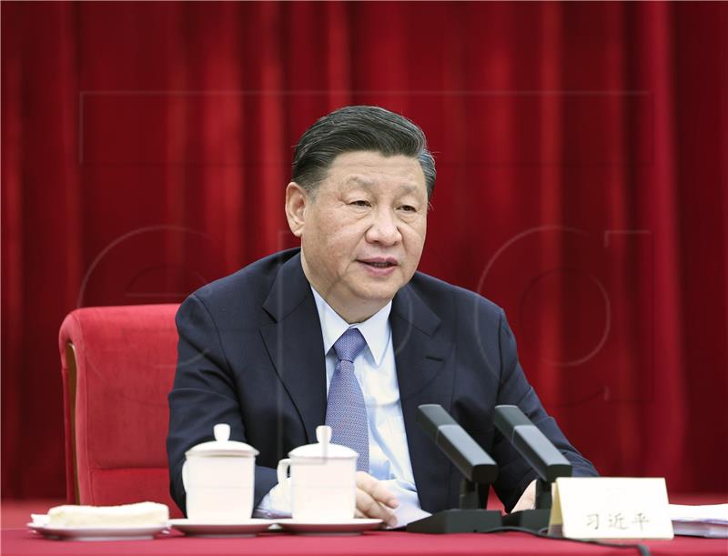 CHINA XI JINPING CPPCC JOINT GROUP MEETING