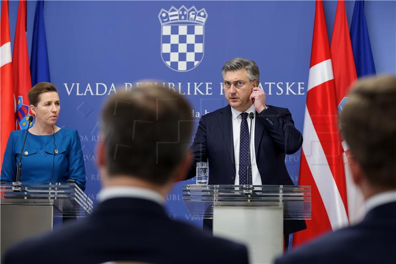 Plenković primio dansku premijerku Frederiksen