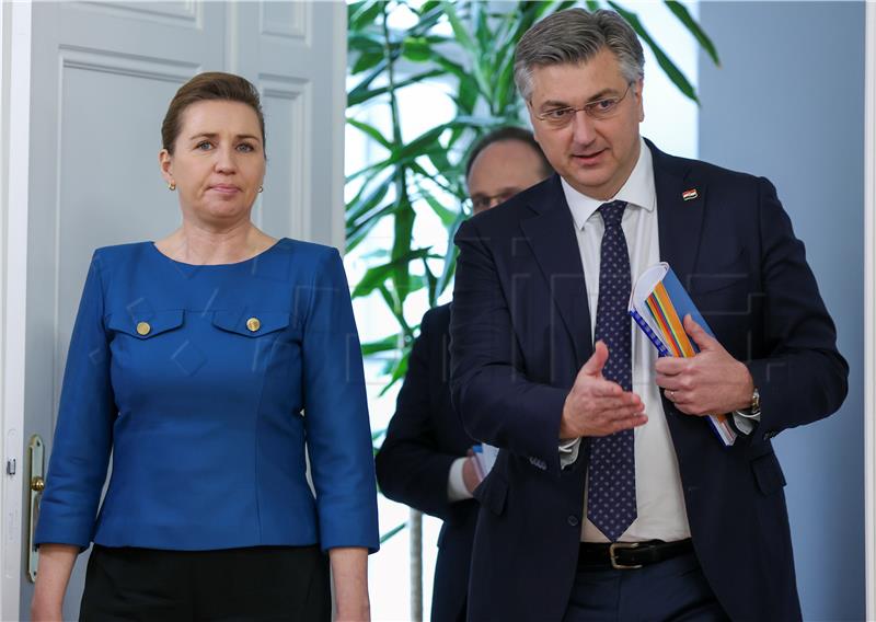 Plenković primio dansku premijerku Frederiksen