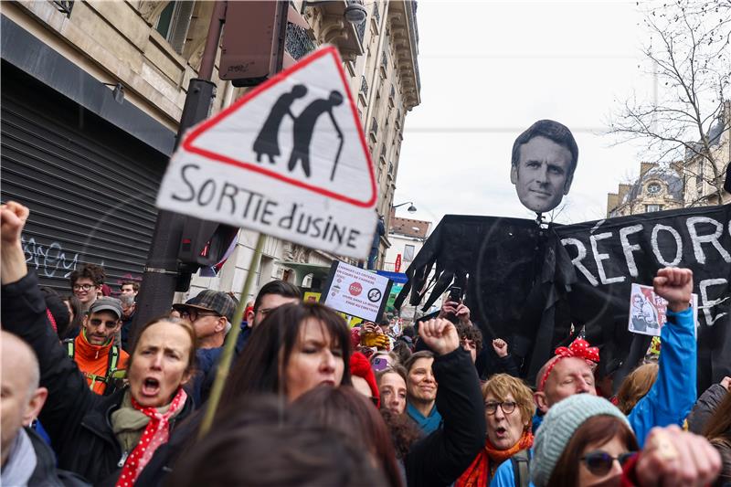 FRANCE PENSION PROTEST