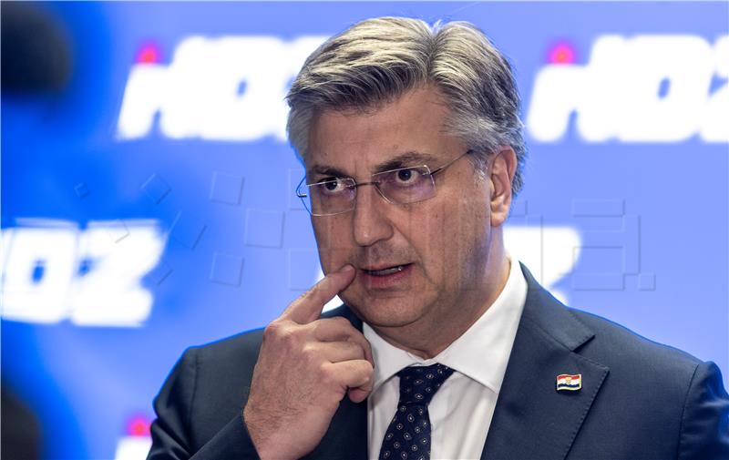 Andrej Plenković nakon sjednice šireg Predsjedništva HDZ-a