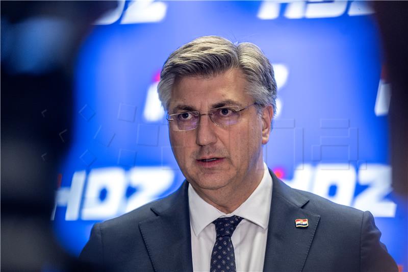 Andrej Plenković nakon sjednice šireg Predsjedništva HDZ-a