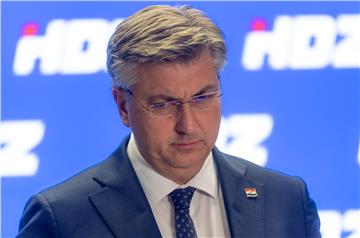 Andrej Plenković nakon sjednice šireg Predsjedništva HDZ-a