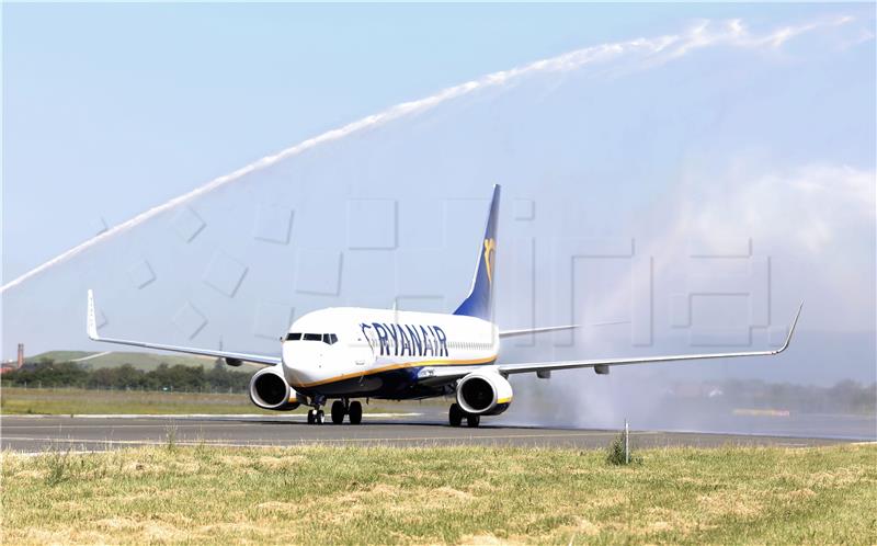 Ryanair to resume flights from Osijek as of June