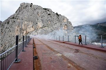 Svečanost spajanja mosta Cetina