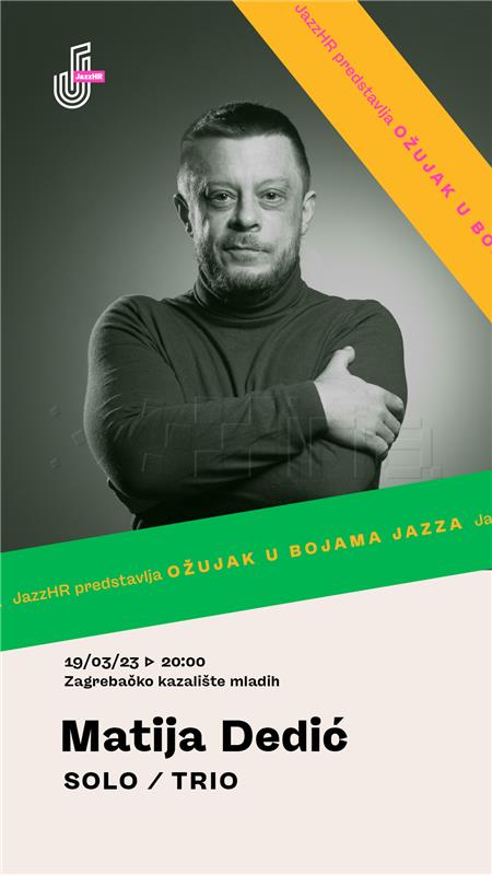 Autorski koncert Matije Dedića u ZKM-u 19. ožujka