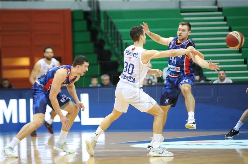 Utakmica 21. kola ABA lige košarkaša Cibona - Budućnost