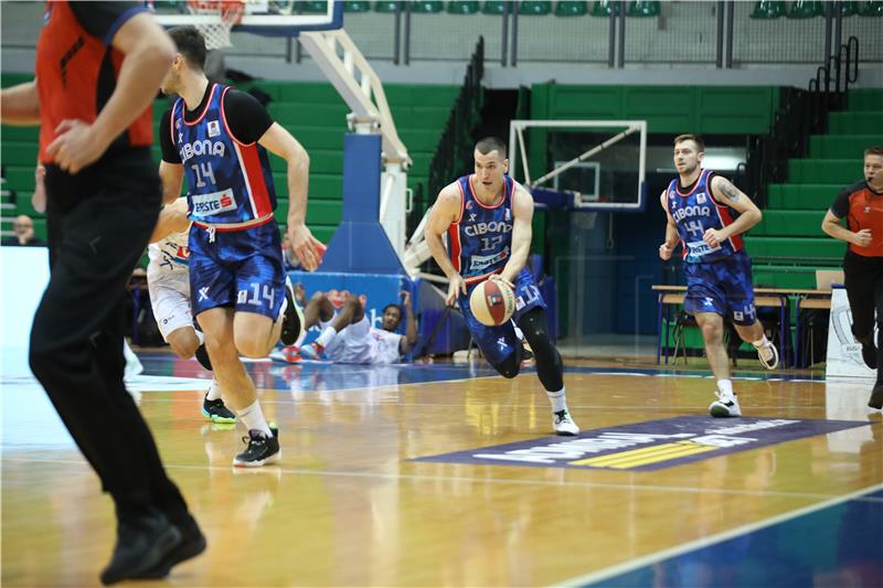 Utakmica 21. kola ABA lige košarkaša Cibona - Budućnost