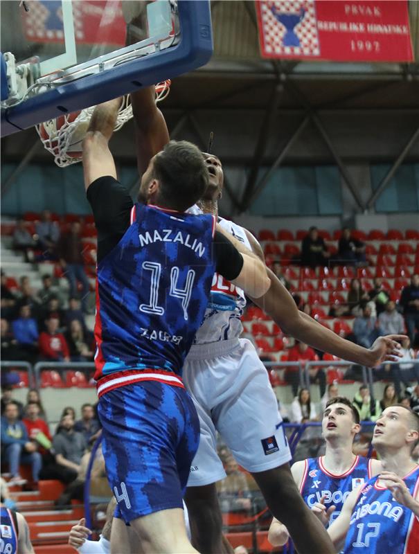 Utakmica 21. kola ABA lige košarkaša Cibona - Budućnost