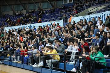 Utakmica 21. kola ABA lige košarkaša Cibona - Budućnost