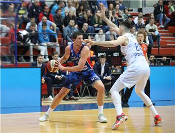 Utakmica 21. kola ABA lige košarkaša Cibona - Budućnost