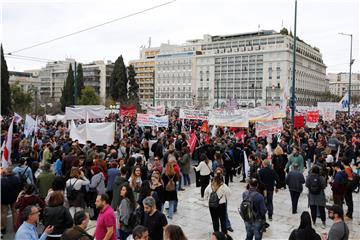 GREECE TRAIN CRASH PROTEST