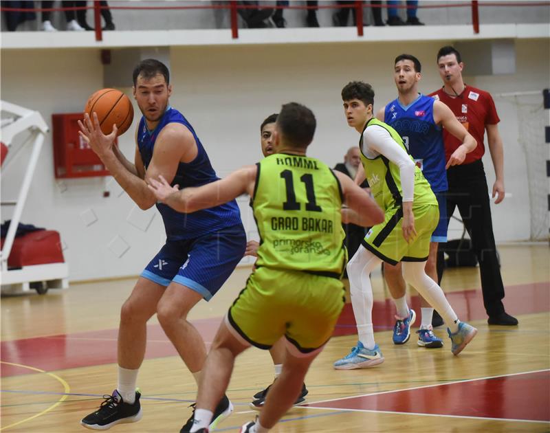 Utakmica 22. kola Hrvatske lige košarkaša Škrljevo - Cibona