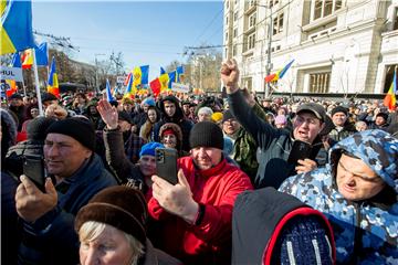 MOLDOVA OPPOSITION PROTEST