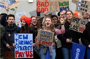 BRITAIN NHS JUNIOR DOCTORS STRIKES