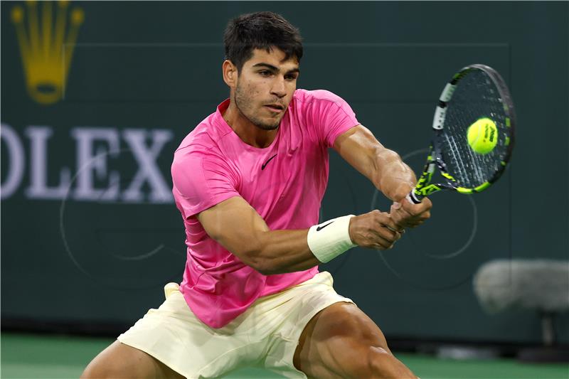 ATP Indian Wells: Alcaraz nastavlja lov na "broj 1"