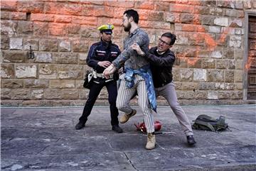 ITALY ACTIVISTS ACTION